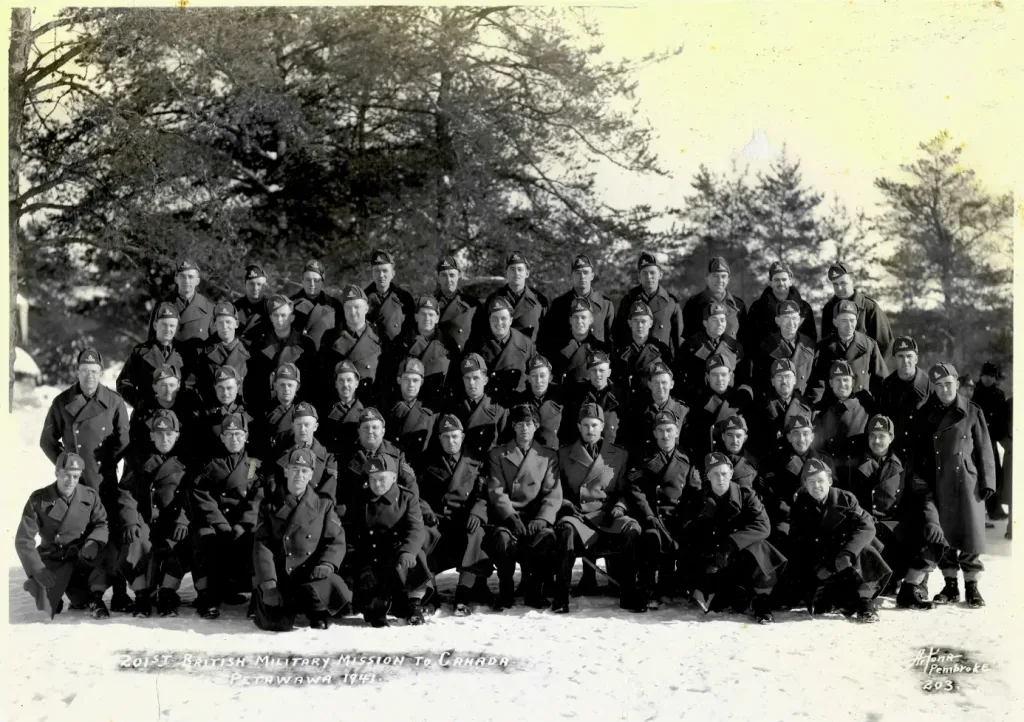 201st British Military Mission to Petawawa Canada 1941 - photographs provided by Andy Maule